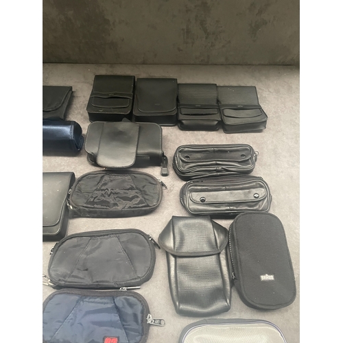 142 - 20 bags for glasses and other holstered items such as cameras etc&nbsp;