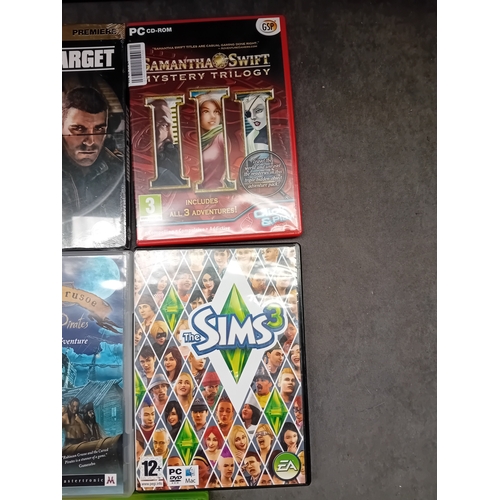 This lot comprises 8 PC CD-ROM/DVD-ROM video games and expansion packs ...