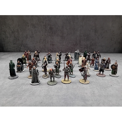 178 - A collection of 44 individually painted *Lord of the Rings* metal miniatures, likely produced by NLP... 