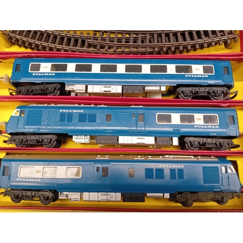222 - A Tri-ang Hornby Railways 'The Blue Pullman' RS52 electric train set, presented in its original card... 