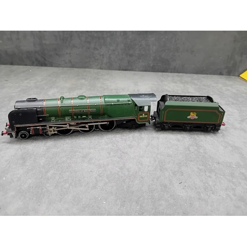 228 - A Hornby Dublo EDL12 3 Rail BR 4-6-2 'Duchess of Montrose' Locomotive, number 46232, with its tender... 