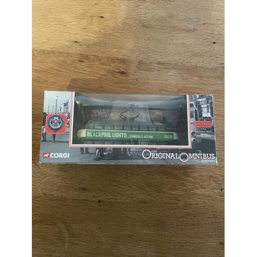 254 - Corgi 1/76 Scale OM43503 - Blackpool Balloon Tram - Car 710 Odeon Cinema