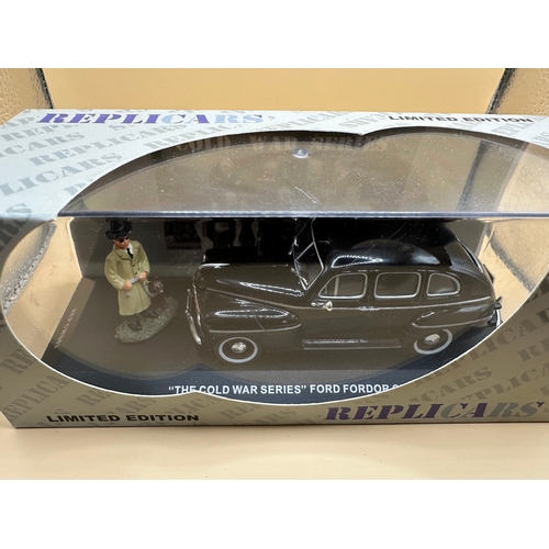 276 - An Ixo Replicars Ford Fordor CIA The Cold War Series 1:43 diecast limited edition model set, identif... 