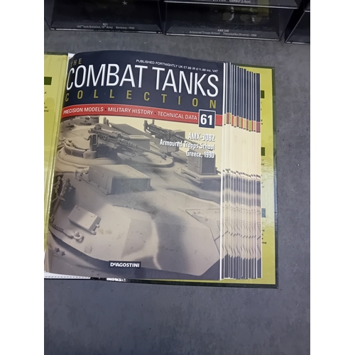 A collection of 15 DeAgostini 'The Combat Tanks Collection' die-cast ...