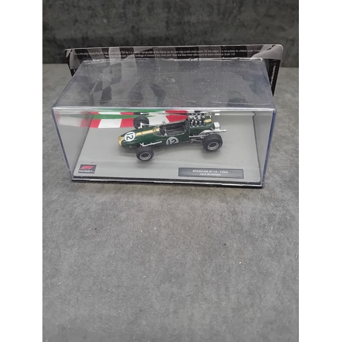 349 - A collection of five die-cast model cars from the 'Formula 1 The Car Collection' series, likely part... 