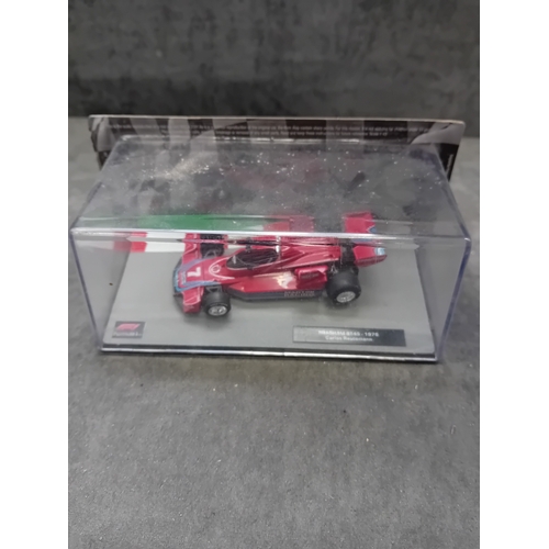 349 - A collection of five die-cast model cars from the 'Formula 1 The Car Collection' series, likely part... 