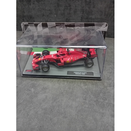 351 - A group of five Panini - The Car Collection 1/43 Scale Formula One F1 die-cast model cars, comprisin... 