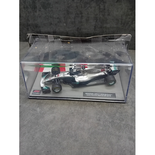 351 - A group of five Panini - The Car Collection 1/43 Scale Formula One F1 die-cast model cars, comprisin... 