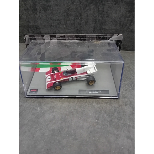 351 - A group of five Panini - The Car Collection 1/43 Scale Formula One F1 die-cast model cars, comprisin... 