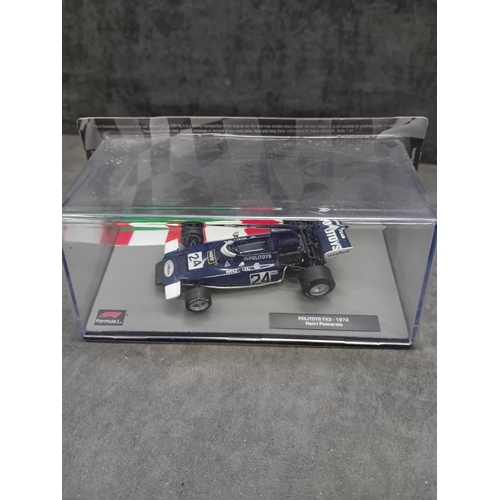 351 - A group of five Panini - The Car Collection 1/43 Scale Formula One F1 die-cast model cars, comprisin... 