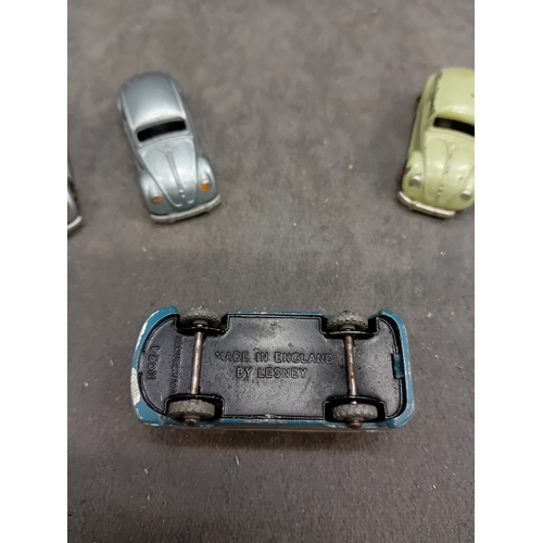 373 - A Group of Matchbox Lesney Volkswagen die-cast vehicles, comprising a Matchbox Lesney No. 34 Volkswa... 