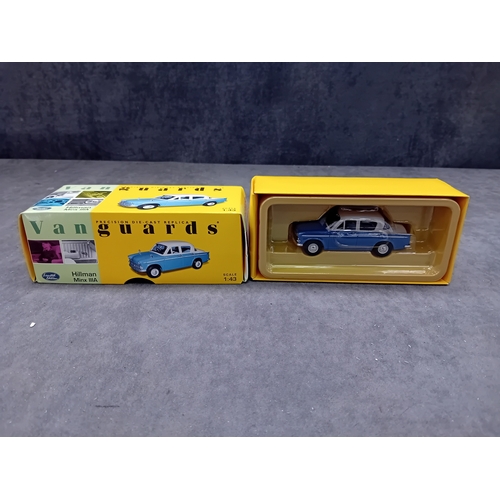 402 - A Vanguards VA06802 Hillman Minx IIIA precision die-cast replica model car, presented in Azure Blue ... 