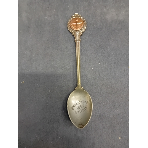 463 - A mid-20th century commemorative souvenir spoon, explicitly marked 