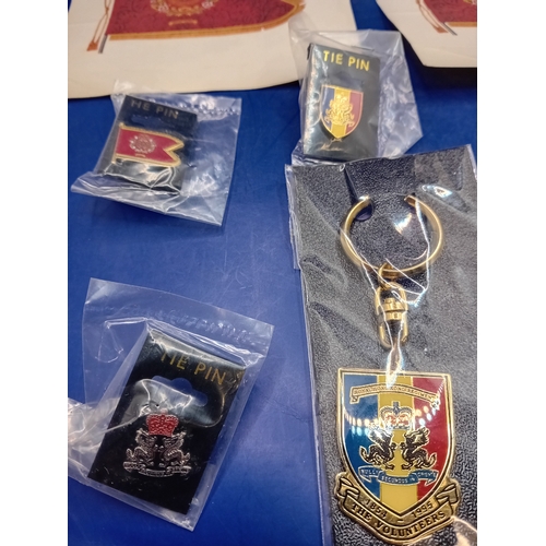 52 - A collection of eight commemorative items related to The Royal Hong Kong Regiment (The Volunteers), ... 