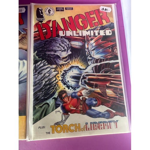 527 - Dark horse Comics legend danger unlimited issues 2 and 3&nbsp;