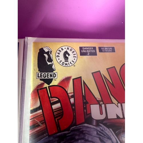 527 - Dark horse Comics legend danger unlimited issues 2 and 3&nbsp;