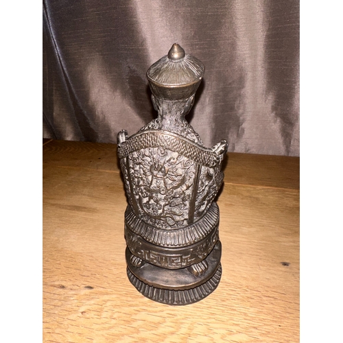 54 - A single figural statuette, identified through market consensus as depicting Chhatrapati Shivaji Mah... 