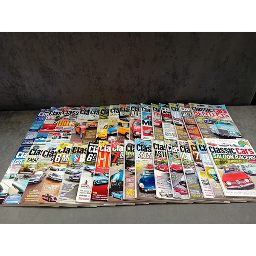 A collection of 76 issues of 'CLASSIC CARS' automotive enthusiast ...