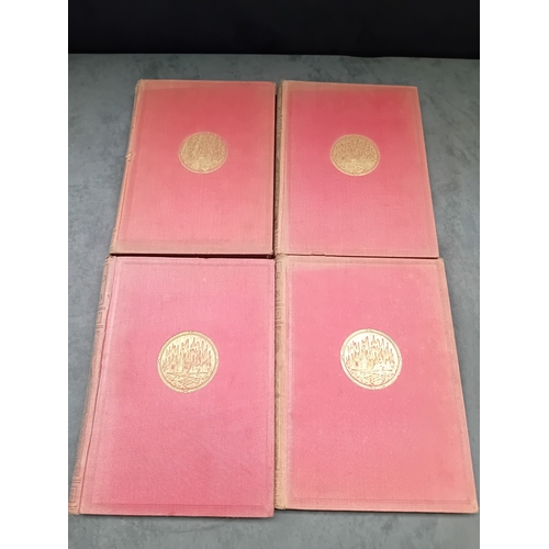 555 - A collection of four hardbound volumes comprising a partial set of the illustrated geographical desc... 