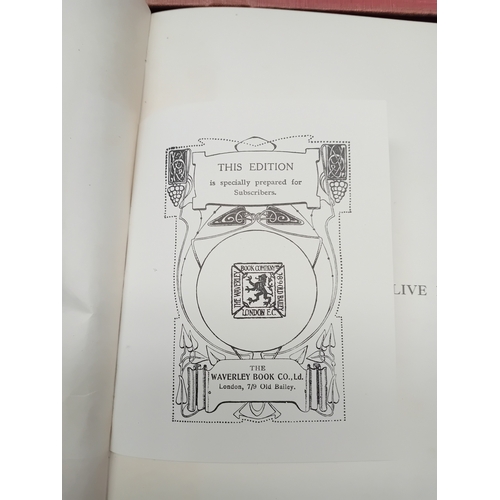 555 - A collection of four hardbound volumes comprising a partial set of the illustrated geographical desc... 
