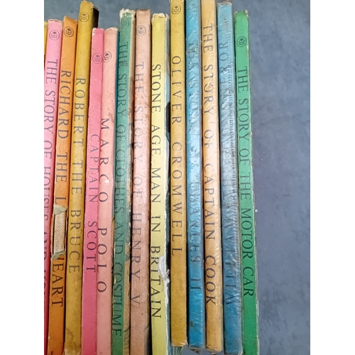 561 - A collection of 18 vintage small format hardback books published by Ladybird Books. The collection p... 