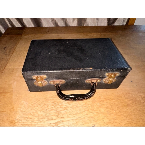 57 - Vito Reso-Tone Clarinet. The instrument components include the upper joint, lower joint, bell, barre... 