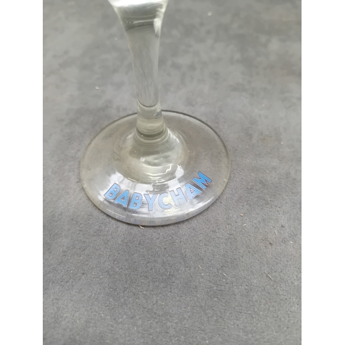 586 - 6 x babysham glasses&nbsp;
