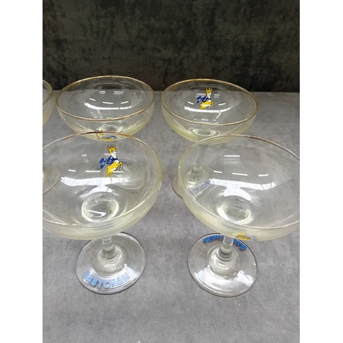 586 - 6 x babysham glasses&nbsp;