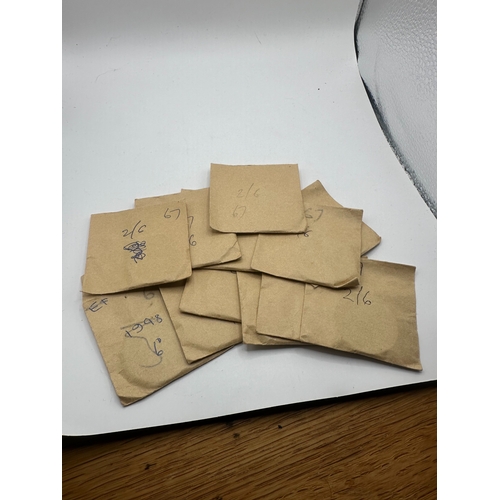 631 - A collection of twelve British Half Crown coins, comprising examples predominantly from the reign of... 