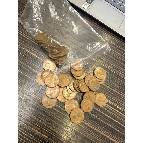 650 - 50 x 1967 Pennies&nbsp;