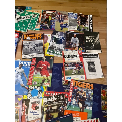 16 - Mixed lot of Bristol rovers away match day programmes&nbsp;