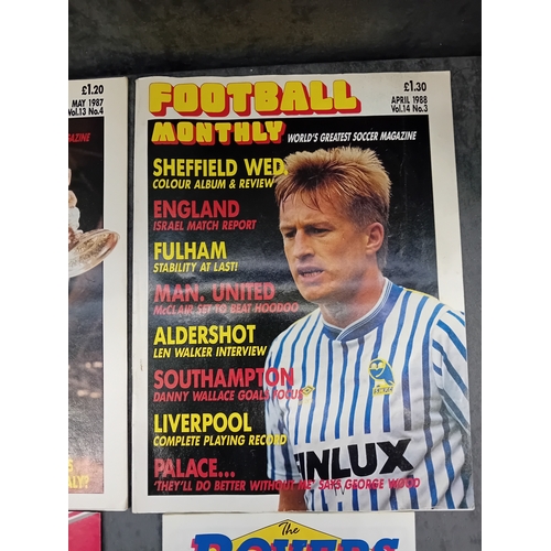 25 - Mixed lot of football magazines and programs as pictured