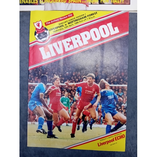 25 - Mixed lot of football magazines and programs as pictured