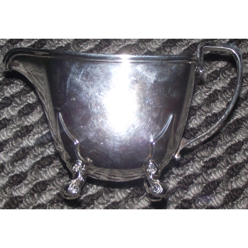 48 - Solid silver cream jug  Birmingham 1939  5.65 troy ounce