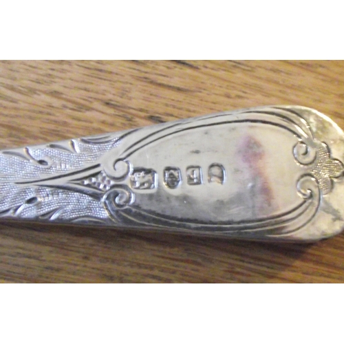 45 - Late Georgian Silver berry spoon London 1831, 71g approx.