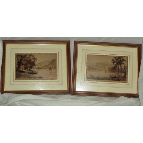 96 - 2x original etching LTD signed artist  proofs signed Henry G Walker            ( loch Achray  & Loch... 