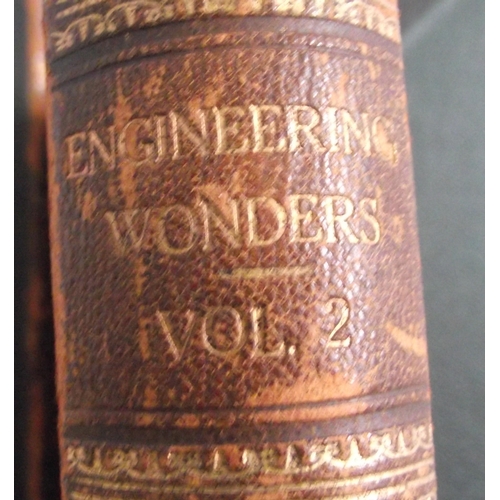 95 - Rare complete 3 volume set( Engineering wonder of the world edited by Archibald Williams  published ... 