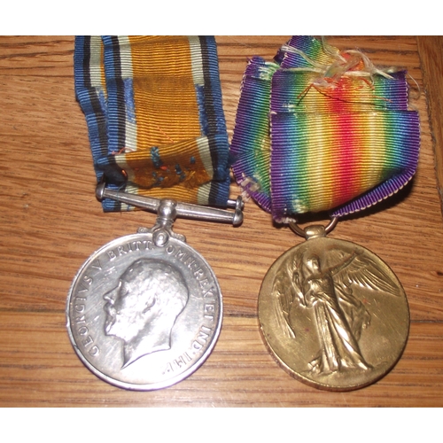 37 - 2x 1914/1918 medals 19506 PTE G Kirkland Linc R ( Local man George Kirkland a maintainance fitter at... 