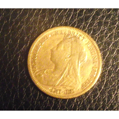 97 - 22ct gold half sovereign 1899