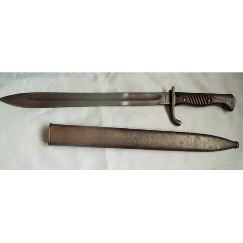 11 - (Collectors Bayonets/Swords- Cannot be posted must be 18 years& above to purchase )WW1 Mauser Gew98 ... 