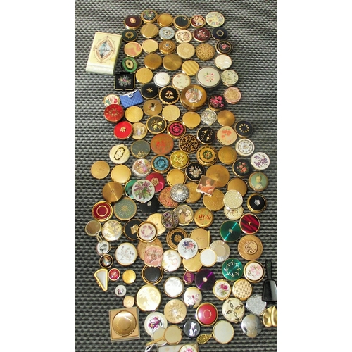 25 - 100+ assorted compacts , mirrors , pill boxes etc