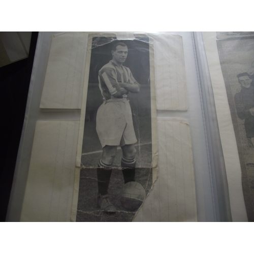 8 - Extensive album of photgraphs , cuttings Football association letters for George Milburn leeds unite... 