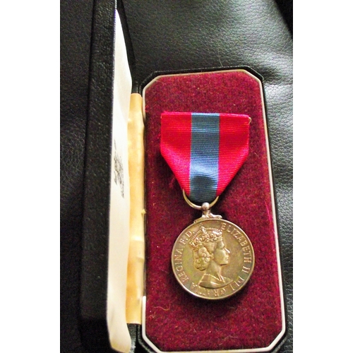 56 - Elizabeth 11 Imperial service medal awarded to raymond percy Williams in original case