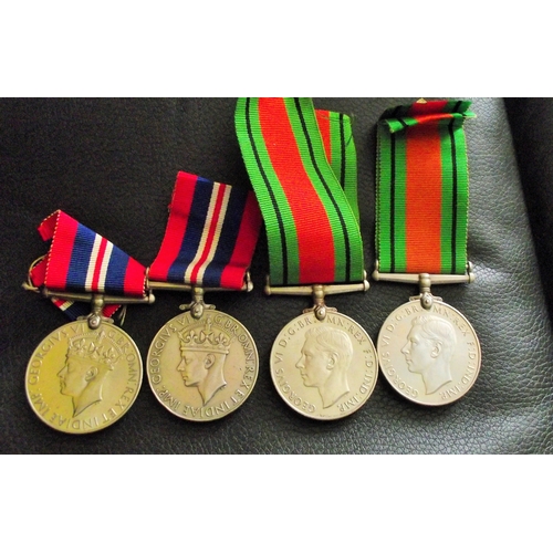 59 - 2 x 1939/45 medals + 2x 1939/45 defence medals