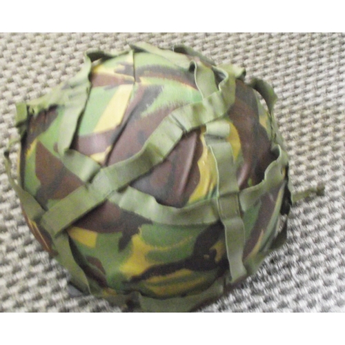 91 - British army Mk6 GS combat helmet and DPM cover 1988/89 size- Large