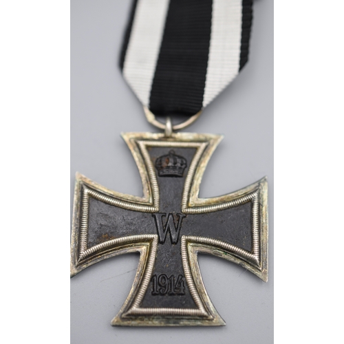 7 - German Iron Cross 1914-1918 Second Class Medal with Ribbon