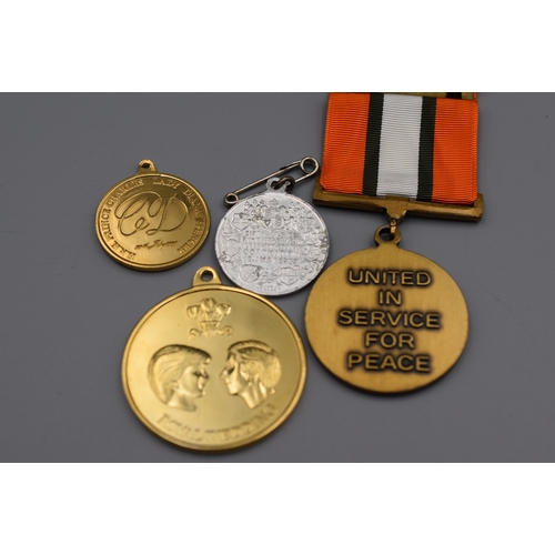 65 - Selection of 4 Medal's including Edward VIII Coronation, Multinational Force and Royal Wedding