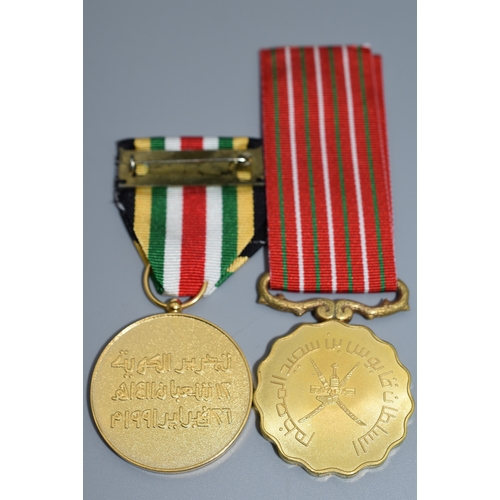 80 - Selection of 5 Medal's including Republic of Zaire (Merite of Civique) all Complete with Ribbons