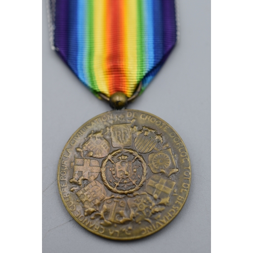 94 - Belgium WWII Victory Medal with Ribbon