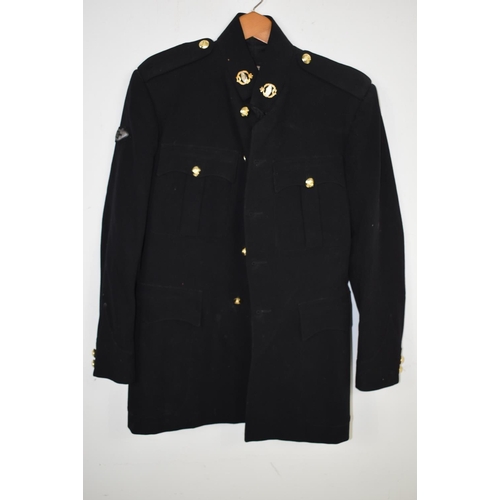 128 - Vintage officers uniform matching tunic and trousers. Sleeve, collar badges and buttons for the Roya... 